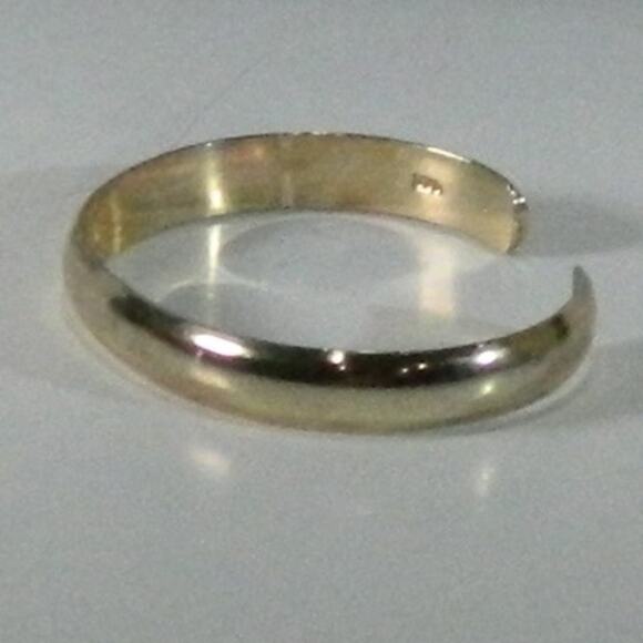 Vintage Sterling Silver Smooth Design Cuff Bracelet - Picture 3 of 8